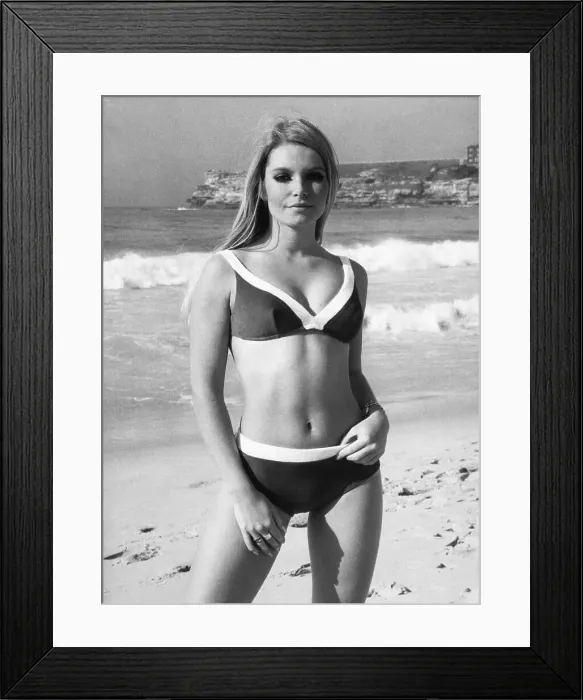 Framed Print : Miss World on Sydney Beach Framed Print : Miss World on Sydney Beach