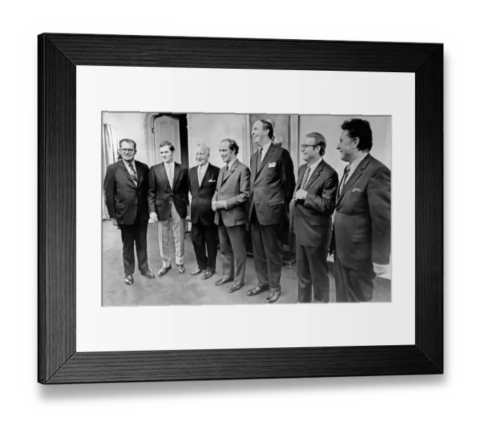 Framed Print : Cabinet Members Posing Together Framed Print : Cabinet Members Posing Together