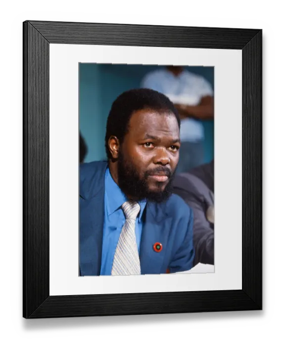 Framed Print : Portrait of Roy Innis Framed Print : Portrait of Roy Innis