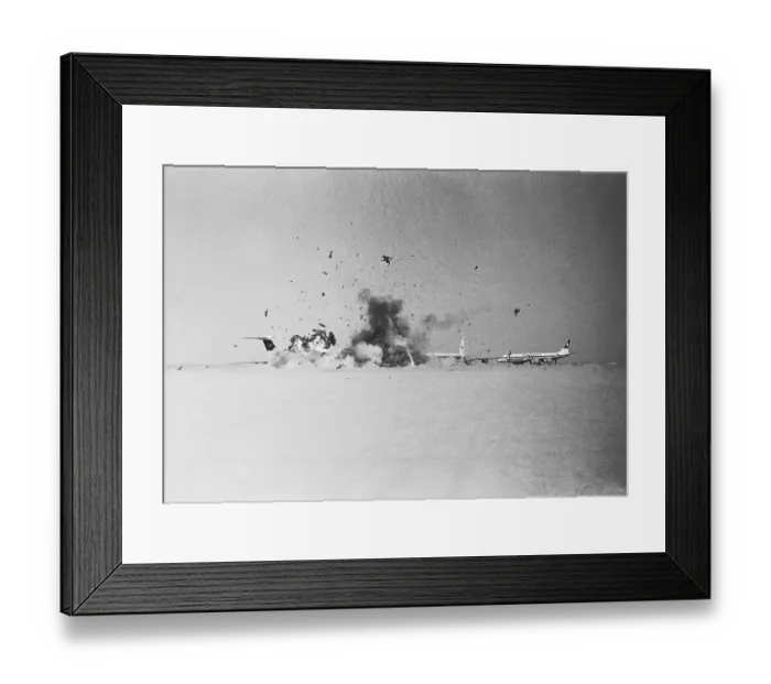 Framed Print : BOAC VC-10 Blows Up Framed Print : BOAC VC-10 Blows Up