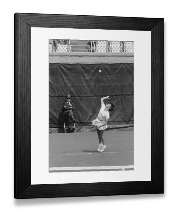 Framed Print : Rosemary Casals During Tennis Match Framed Print : Rosemary Casals During Tennis Match