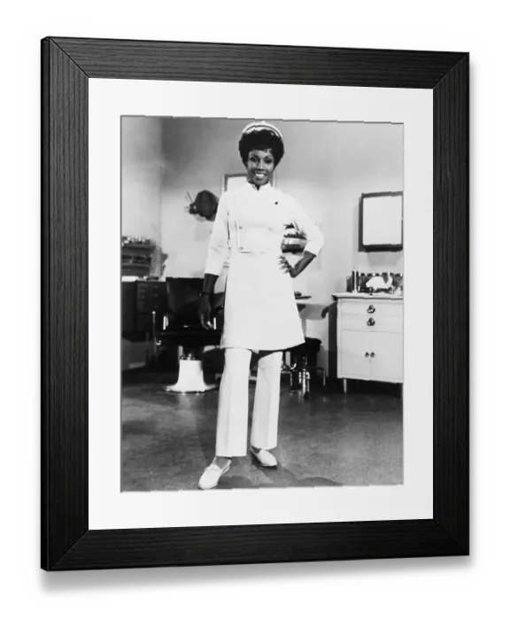Framed Print : Diahann Carroll In Nurse Uniform Framed Print : Diahann Carroll In Nurse Uniform