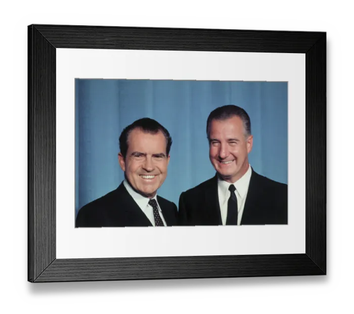 Framed Print : Richard Nixon and Spiro Agnew Framed Print : Richard Nixon and Spiro Agnew