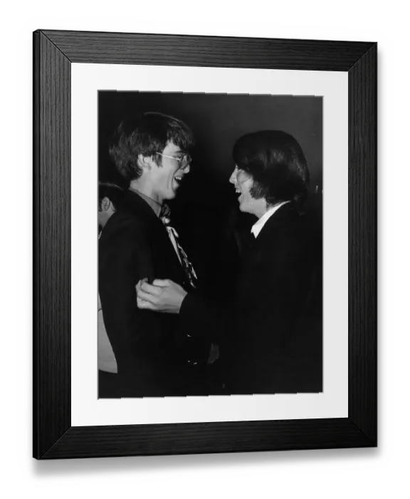Framed Print : Robert Shriver and Christopher Lawford Having Conversation Framed Print : Robert Shriver and Christopher Lawford Having Conversation