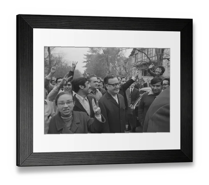 Framed Print : Marxist Candidate For President In Chile Framed Print : Marxist Candidate For President In Chile