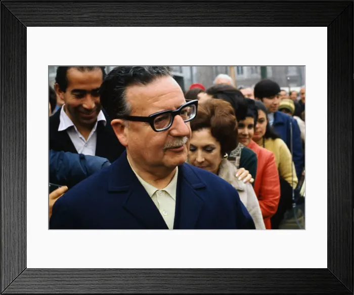 Framed Print : Salvador Allende of Chile Framed Print : Salvador Allende of Chile
