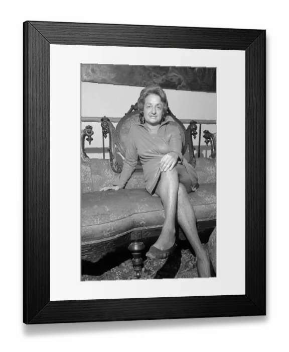 Framed Print : Betty Friedan of National Organization of Women Framed Print : Betty Friedan of National Organization of Women