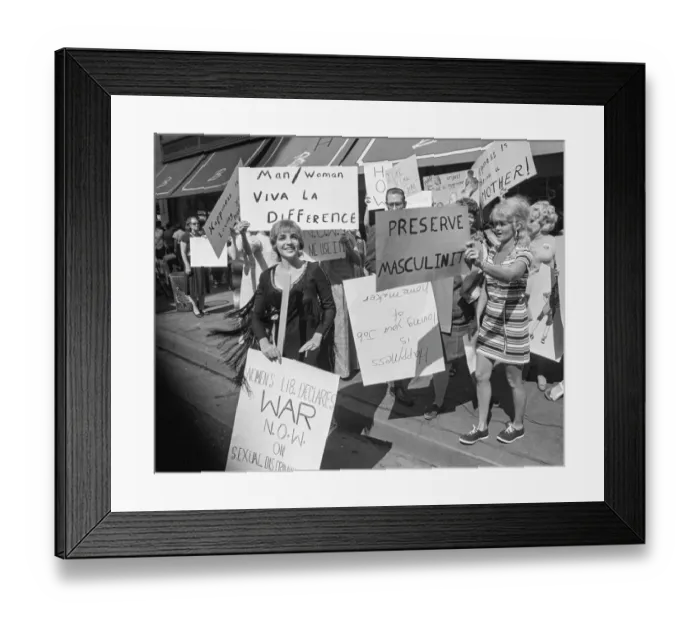 Framed Print : A Women's Liberation March Framed Print : A Women's Liberation March