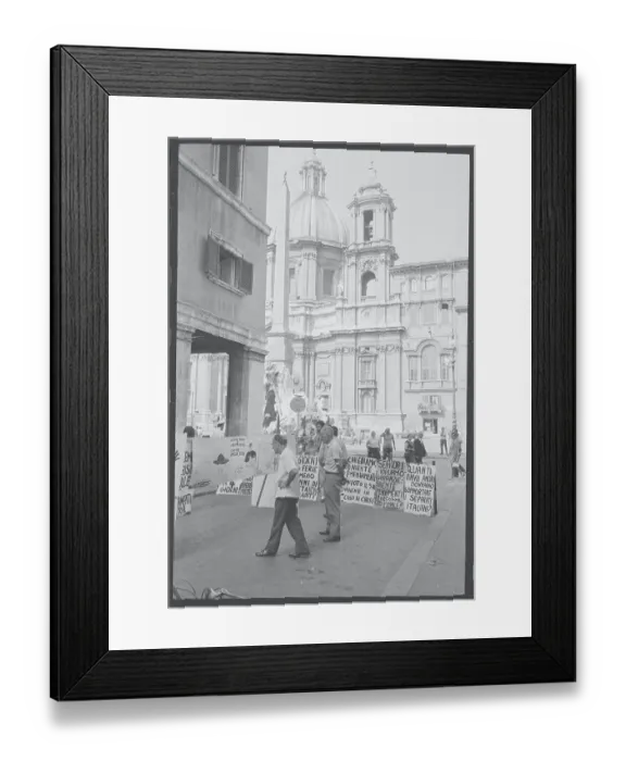 Framed Print : Protesters Outside Roman Senate Framed Print : Protesters Outside Roman Senate
