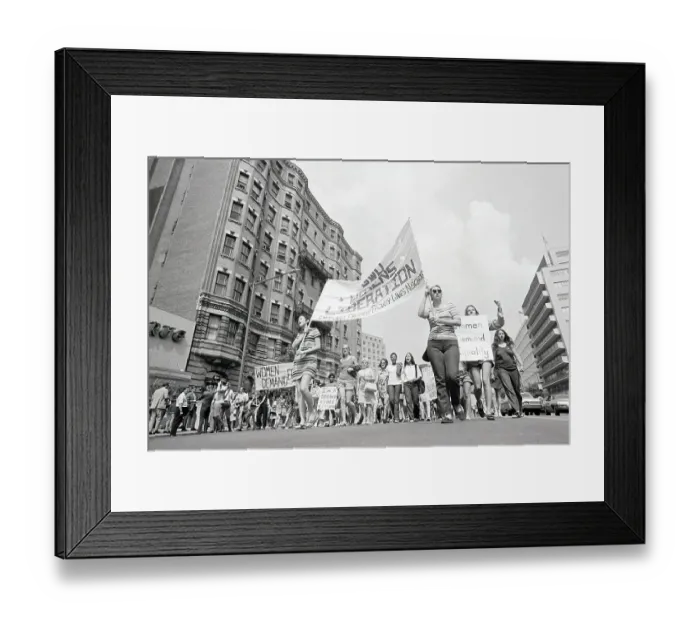 Framed Print : Women'S Liberation March Framed Print : Women'S Liberation March