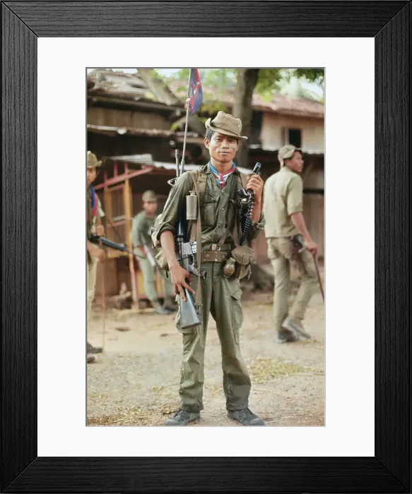 Framed Print : Vietnamese Soldier Framed Print : Vietnamese Soldier