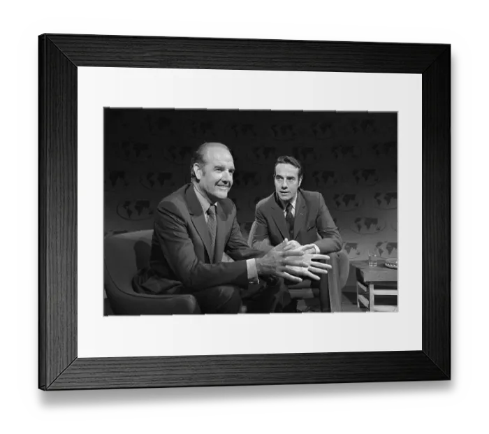 Framed Print : Bob Dole and George McGovern Discussing Proposal Framed Print : Bob Dole and George McGovern Discussing Proposal