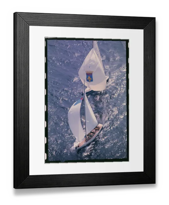 Framed Print : Gretel II Sailing in the Lead Framed Print : Gretel II Sailing in the Lead