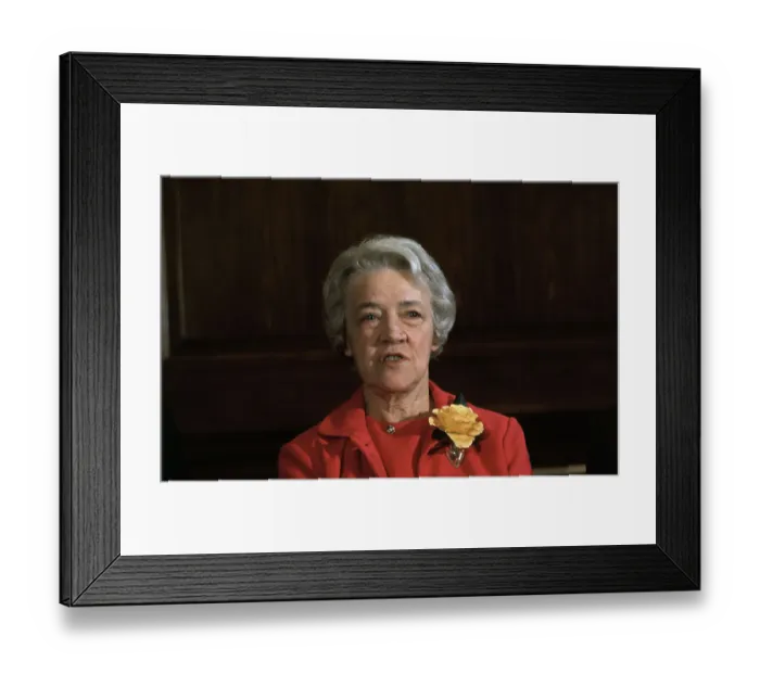 Framed Print : Senator Margaret Chase Smith Framed Print : Senator Margaret Chase Smith