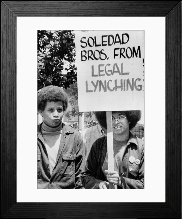 Framed Print : Angela Davis