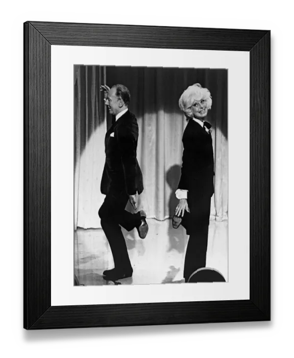 Framed Print : John Gielgud Dancing with Carol Channing Framed Print : John Gielgud Dancing with Carol Channing