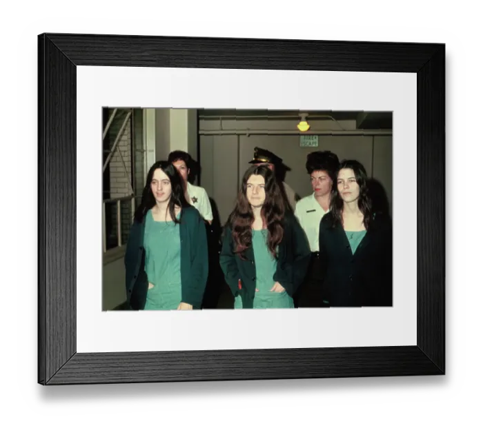 Framed Print : Manson Family Murder Suspects