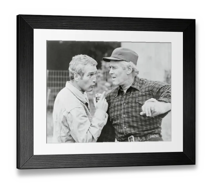 Framed Print : Portrait of Paul Newman and Henry Fonda Framed Print : Portrait of Paul Newman and Henry Fonda