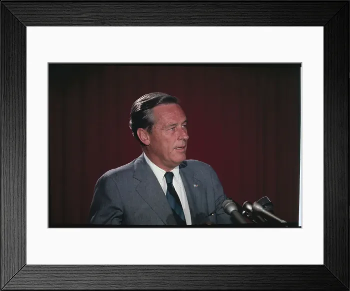 Framed Print : John A. Love at Governors Conference