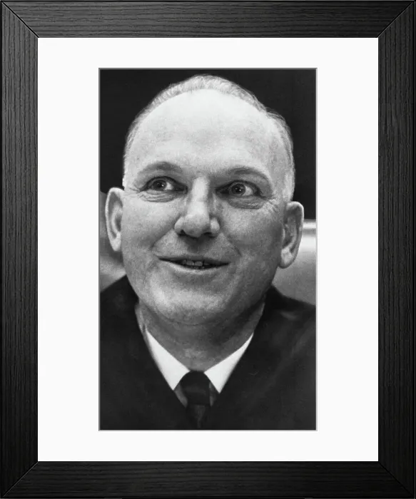 Framed Print : Judge Harold Haley Framed Print : Judge Harold Haley