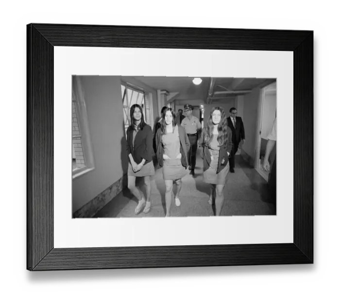 Framed Print : Manson Girl Murderers Framed Print : Manson Girl Murderers