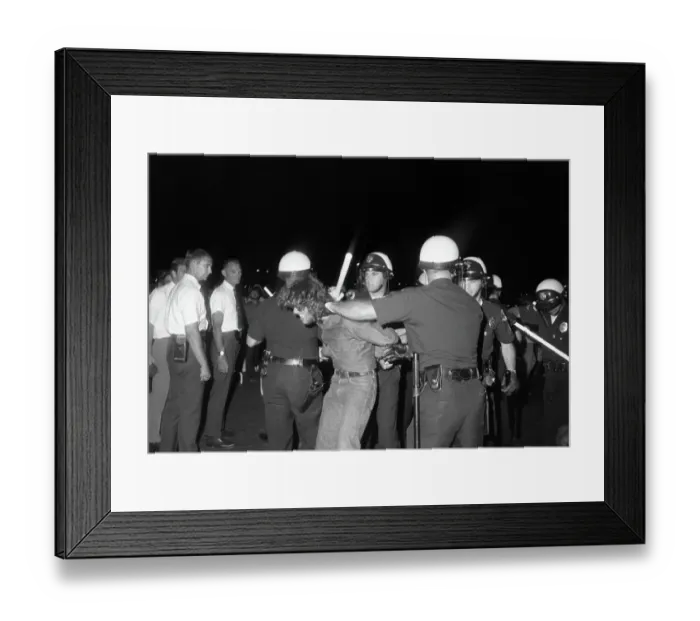Framed Print : Disneyland Anti-War Demonstration Framed Print : Disneyland Anti-War Demonstration