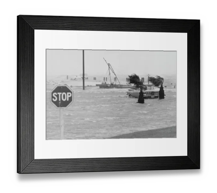Framed Print : Hurricane Celia Lands in Texas Framed Print : Hurricane Celia Lands in Texas