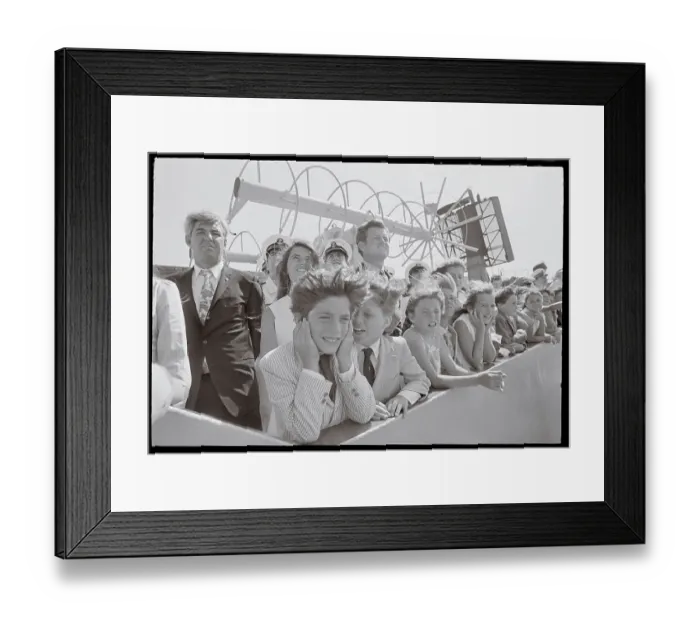 Framed Print : Kennedy Family Aboard Aircraft Carrier Framed Print : Kennedy Family Aboard Aircraft Carrier