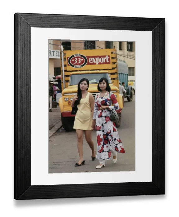 Framed Print : Saigon, Vietnam War