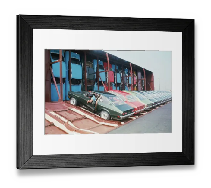 Framed Print : Automobile Carrier Framed Print : Automobile Carrier
