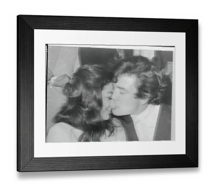 Framed Print : Albert Finney with His Wife Framed Print : Albert Finney with His Wife