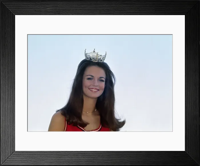 Framed Print : Phyllis George Wearing Tiara Framed Print : Phyllis George Wearing Tiara