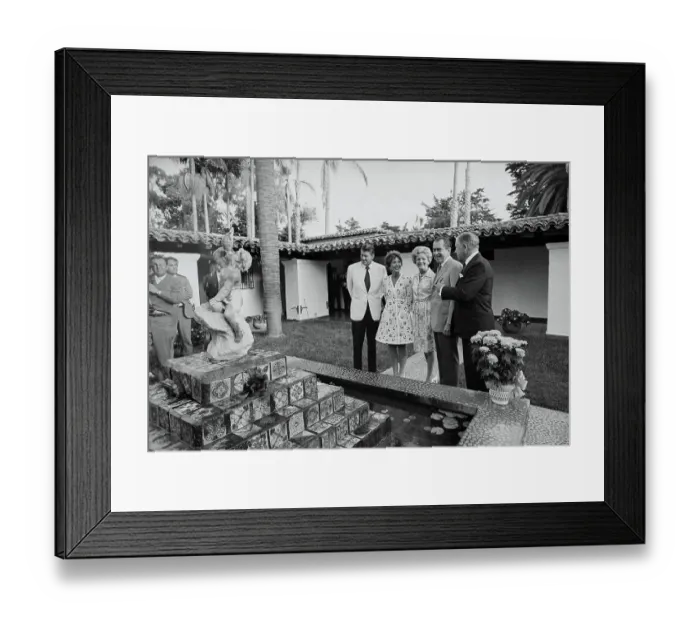 Framed Print : President Nixon Speaking with Colleagues Framed Print : President Nixon Speaking with Colleagues