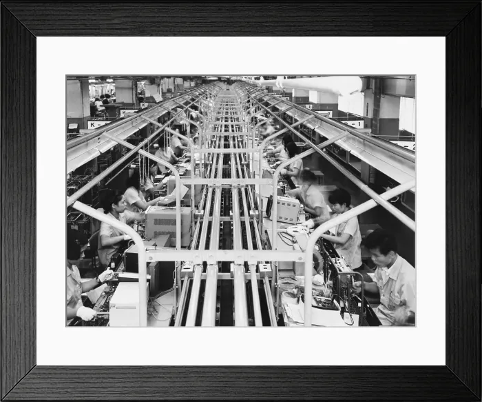 Framed Print : Assembly Lines Of Sony Trinitron Framed Print : Assembly Lines Of Sony Trinitron