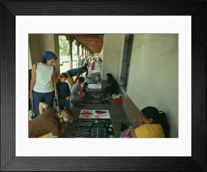 Framed Print : Jewellery Sale In New Mexico