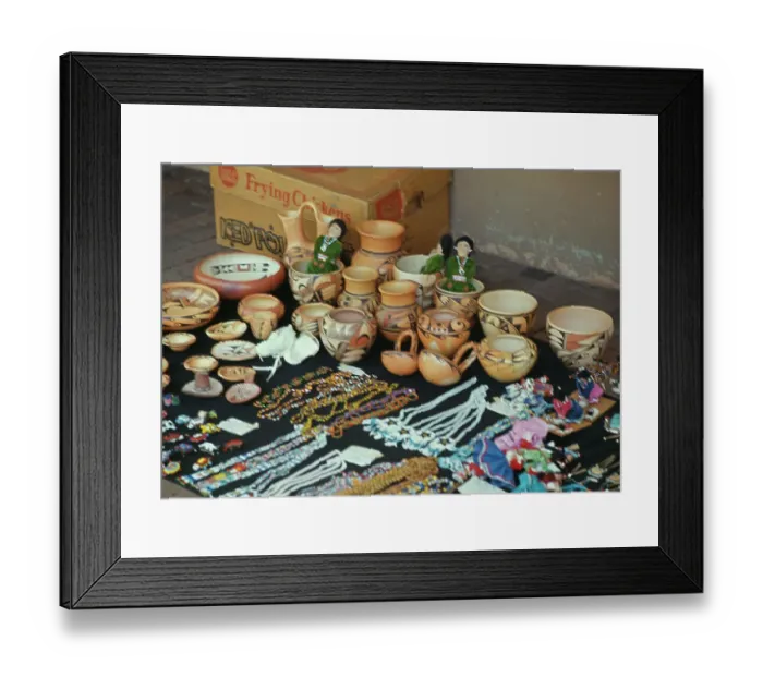 Framed Print : Jewellery Sale In New Mexico Framed Print : Jewellery Sale In New Mexico