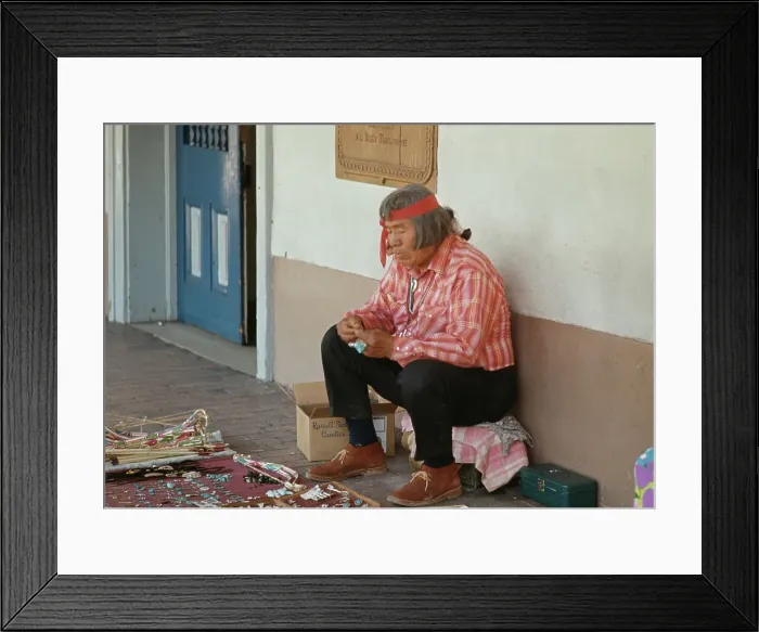 Framed Print : Jewellery Sale In New Mexico Framed Print : Jewellery Sale In New Mexico