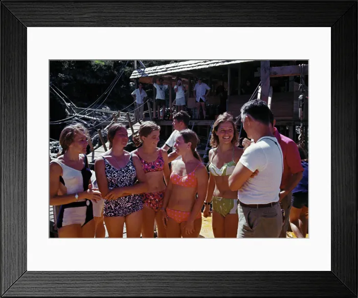 Framed Print : Tektite II Crew Members Framed Print : Tektite II Crew Members