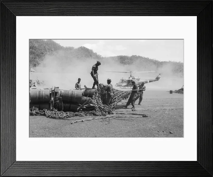 Framed Print : New Base in Kham Duc Framed Print : New Base in Kham Duc