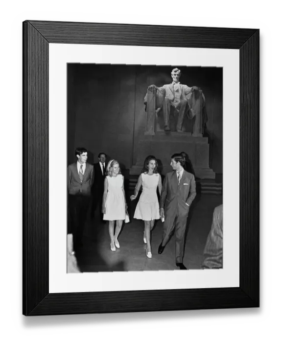 Framed Print : Prince Charles And Princess Anne In Washington Framed Print : Prince Charles And Princess Anne In Washington