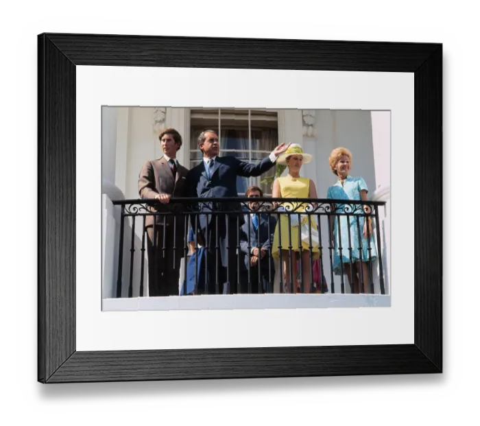 Framed Print : British Royalty Visiting The White House Under President Nixon Framed Print : British Royalty Visiting The White House Under President Nixon
