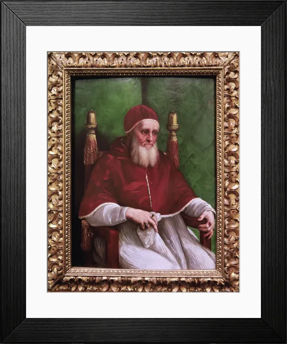 Framed Print : Pope Julius II by Raphael Framed Print : Pope Julius II by Raphael