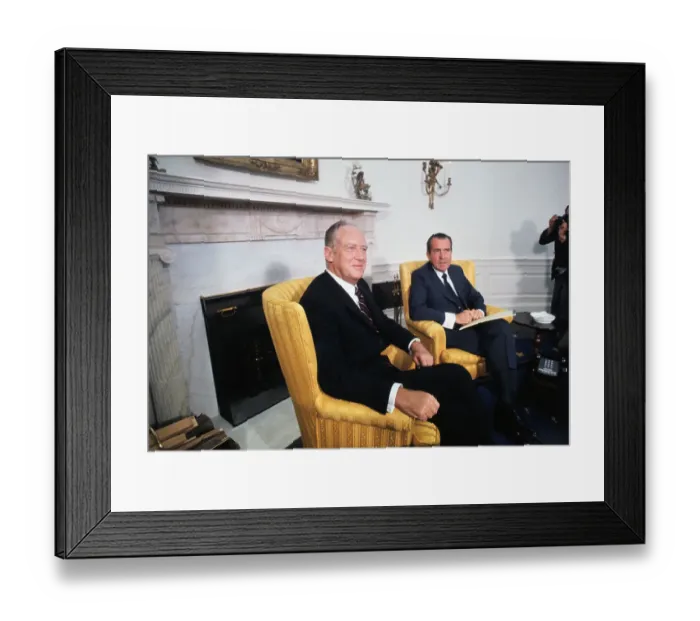 Framed Print : William Rogers and Richard Nixon Framed Print : William Rogers and Richard Nixon