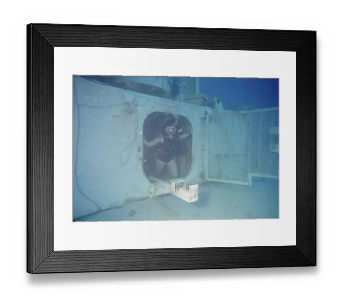 Framed Print : Living Under the Sea in Tektite 2 Framed Print : Living Under the Sea in Tektite 2