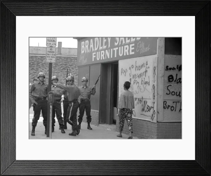 Framed Print : Lack of Job Opportunities and Unfit Housing Caused Riots in Asbury Park, New Jersey Framed Print : Lack of Job Opportunities and Unfit Housing Caused Riots in Asbury Park, New Jersey
