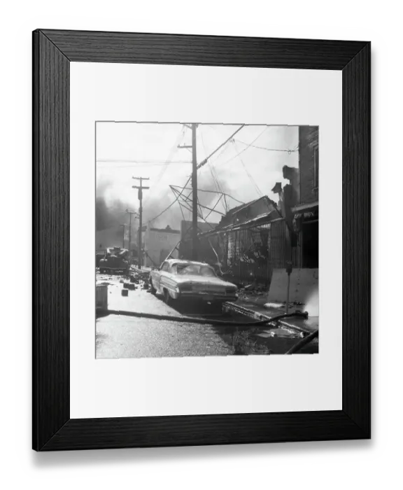Framed Print : Lack of Job Opportunities and Unfit Housing Caused Riots in Asbury Park, New Jersey Framed Print : Lack of Job Opportunities and Unfit Housing Caused Riots in Asbury Park, New Jersey