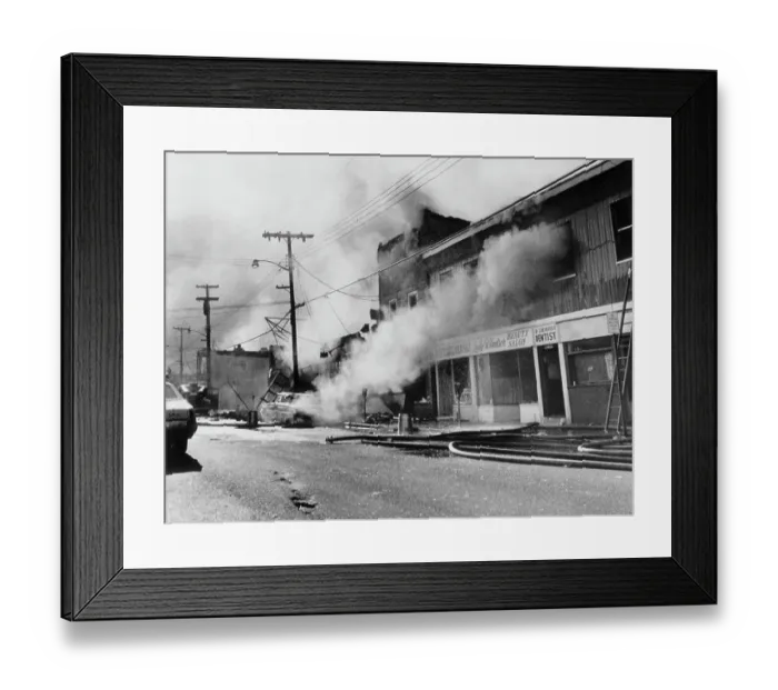 Framed Print : Lack of Job Opportunities and Unfit Housing Caused Riots in Asbury Park, New Jersey Framed Print : Lack of Job Opportunities and Unfit Housing Caused Riots in Asbury Park, New Jersey