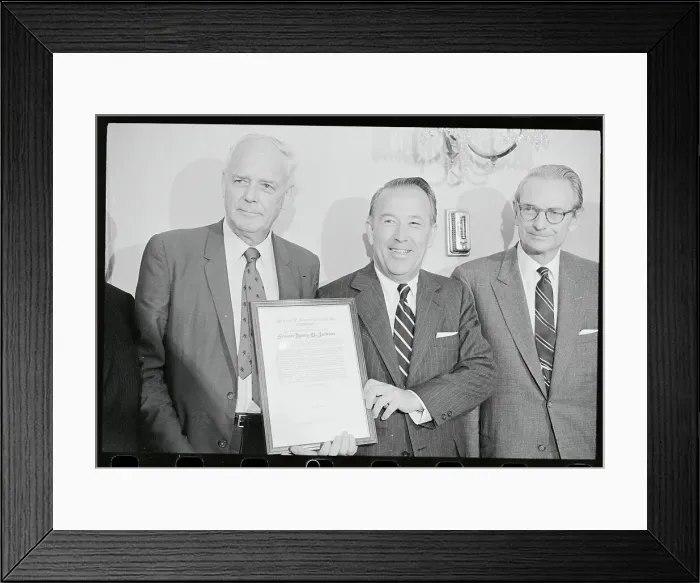 Framed Print : Charles A. Lindbergh and Sen. Henry M. Jackson Framed Print : Charles A. Lindbergh and Sen. Henry M. Jackson