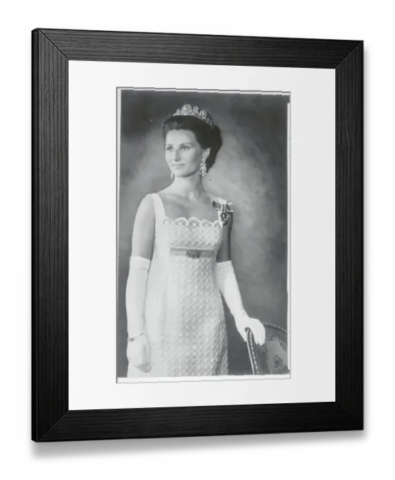 Framed Print : Norway's Princess Sonja in 1970 Framed Print : Norway's Princess Sonja in 1970
