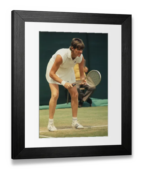 Framed Print : Margaret Court Playing Tennis Framed Print : Margaret Court Playing Tennis